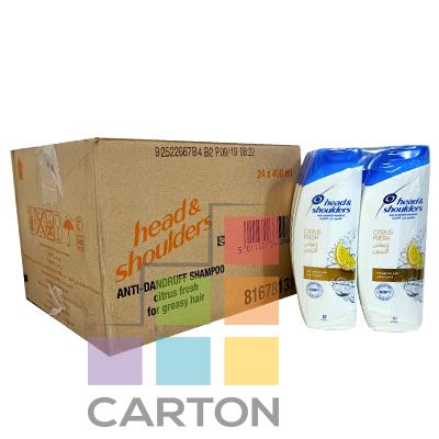 HEAD & SHOULDER CITRUS FRESH ANTI-DANDRUFF SHAMPOO 24*400ML